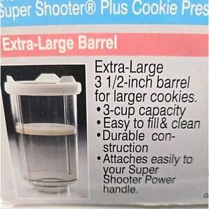 Proctor Silex Super Shooter Plus Accessory Kit King Size Cookies 6 Discs